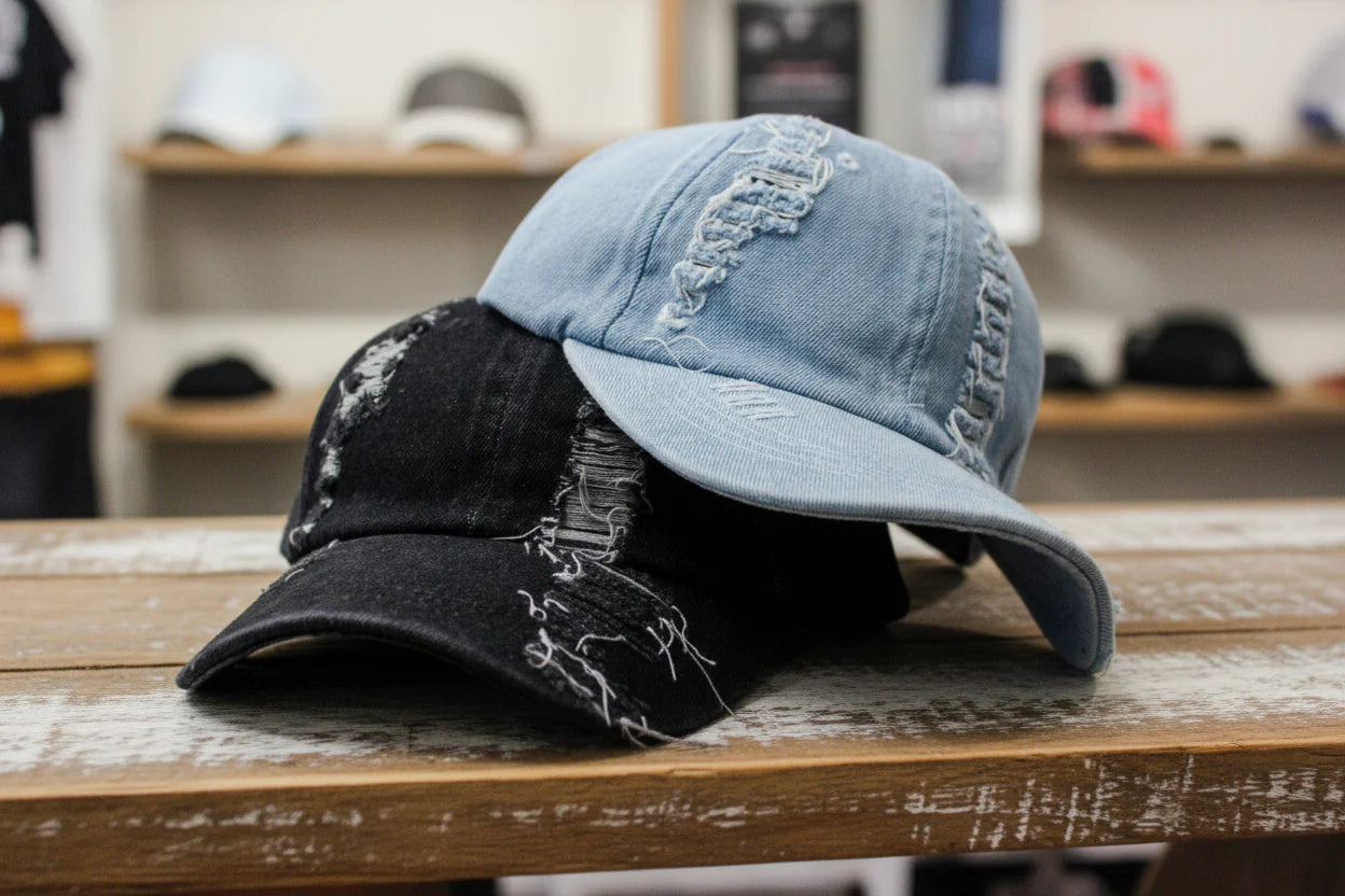 Blue & Black Denium - Snapbacks